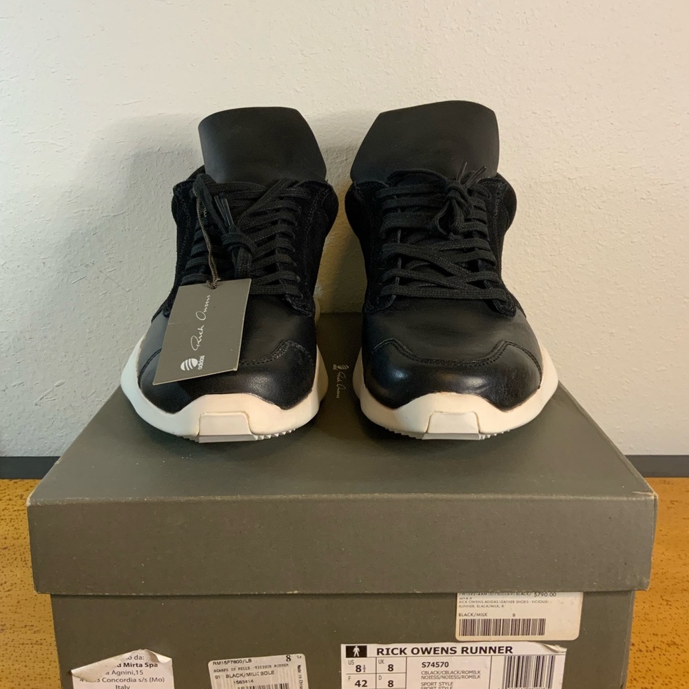 2015 NEW IN BOX RICK OWENS X ADIDAS RUNNER